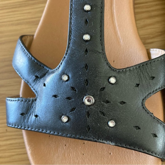 Clark Size 9.5 Black Sandals - Picture 4 of 7